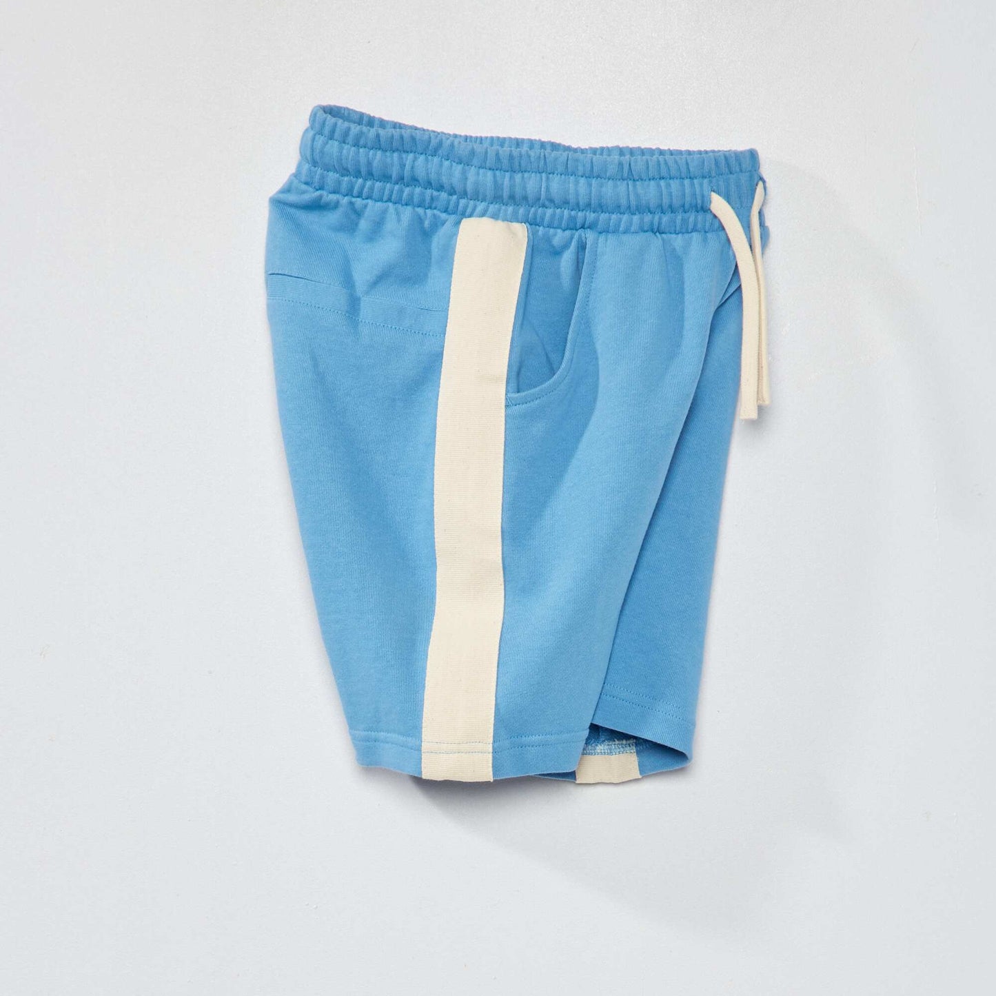 Sports shorts with stripes on the sides BLUE