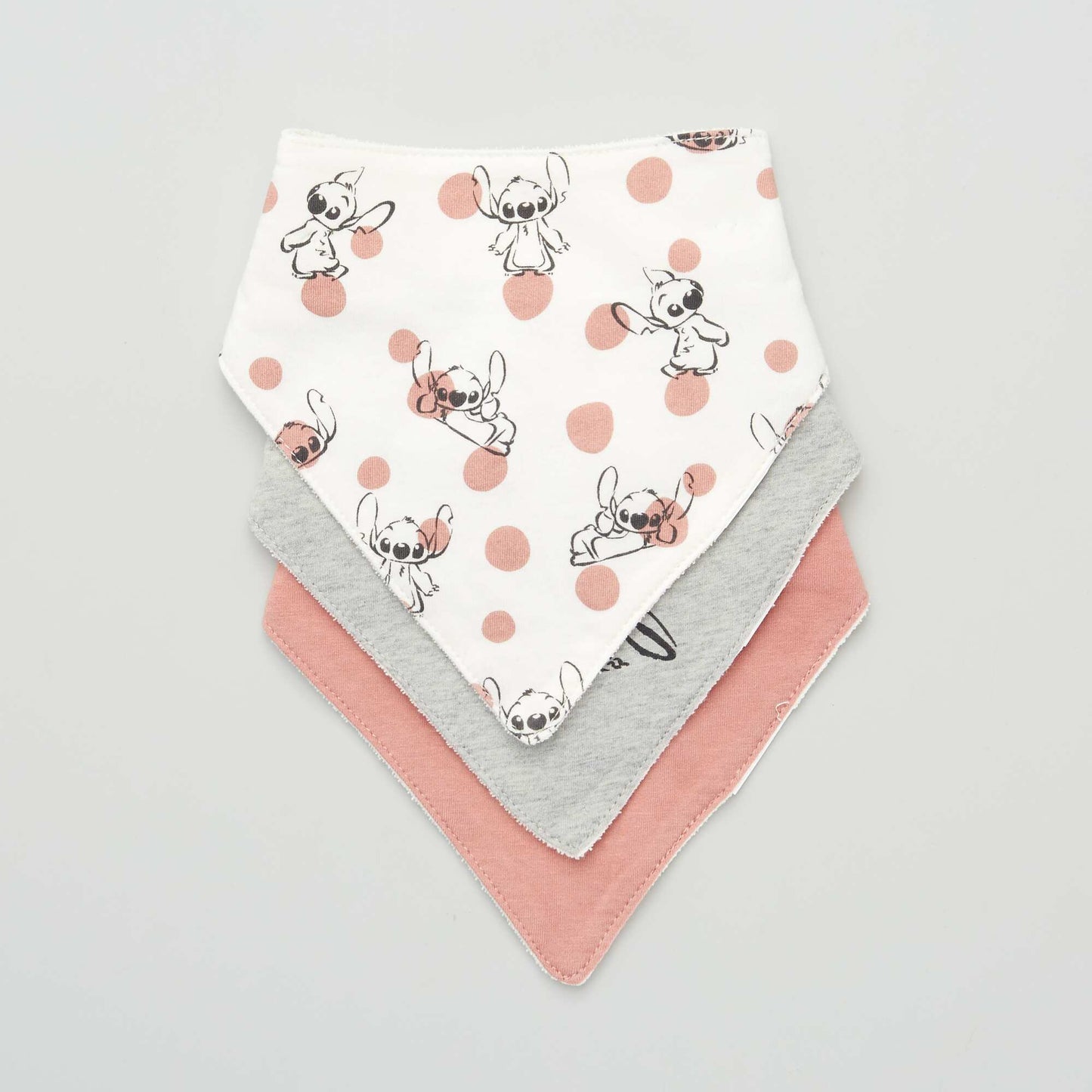 Pack of 3 Disney bibs WHITE