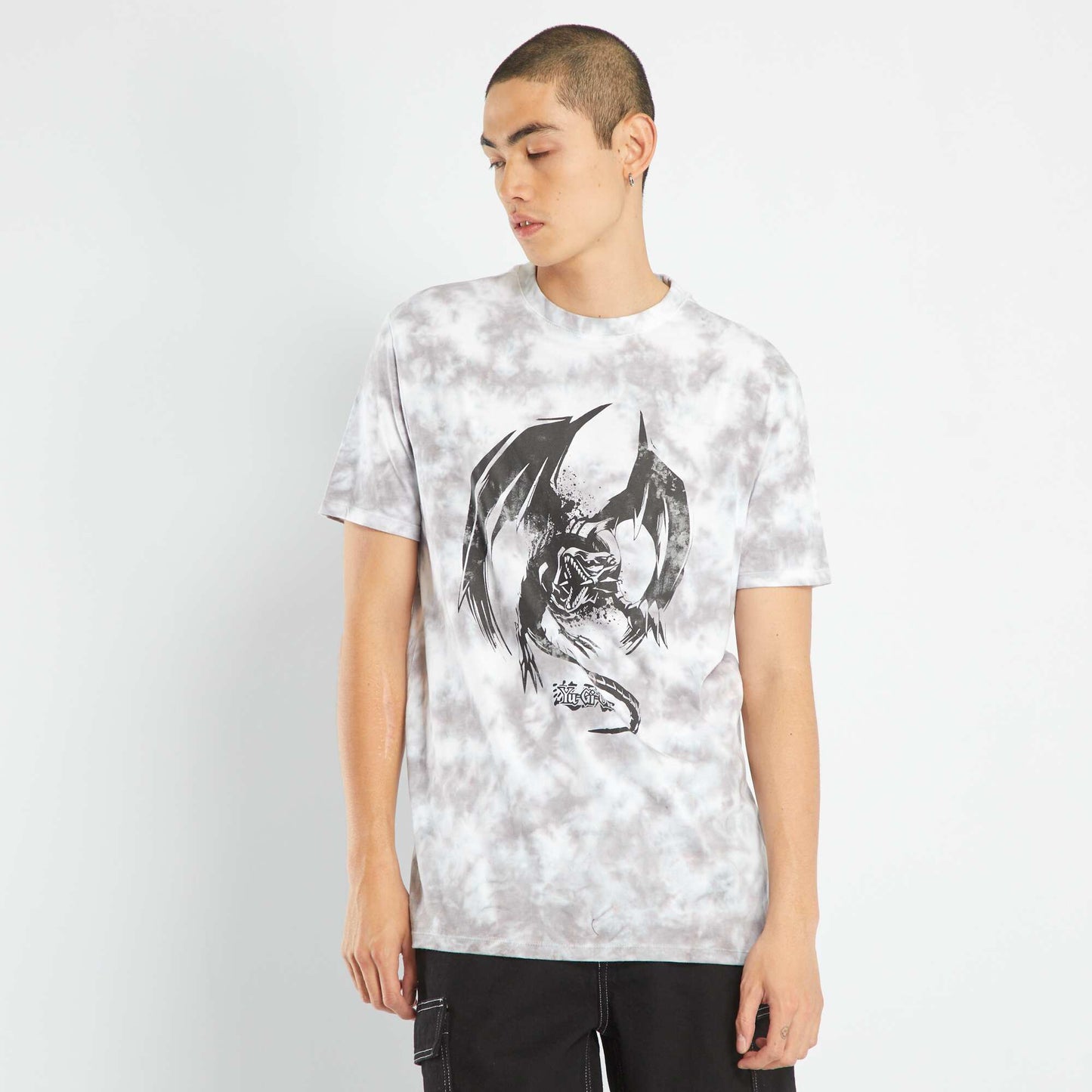 'Yu-Gi-Oh!' jersey T-shirt GREY