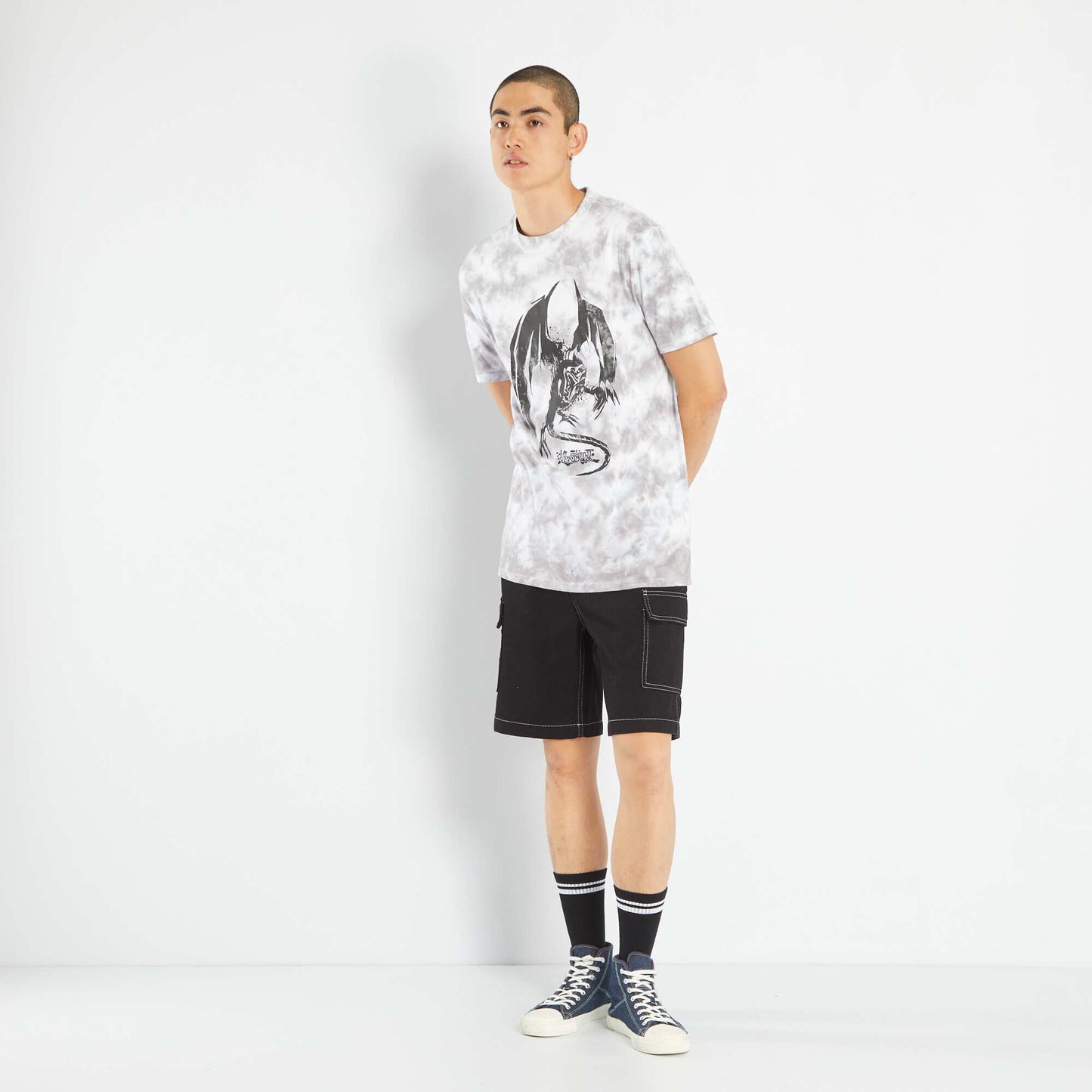 'Yu-Gi-Oh!' jersey T-shirt GREY