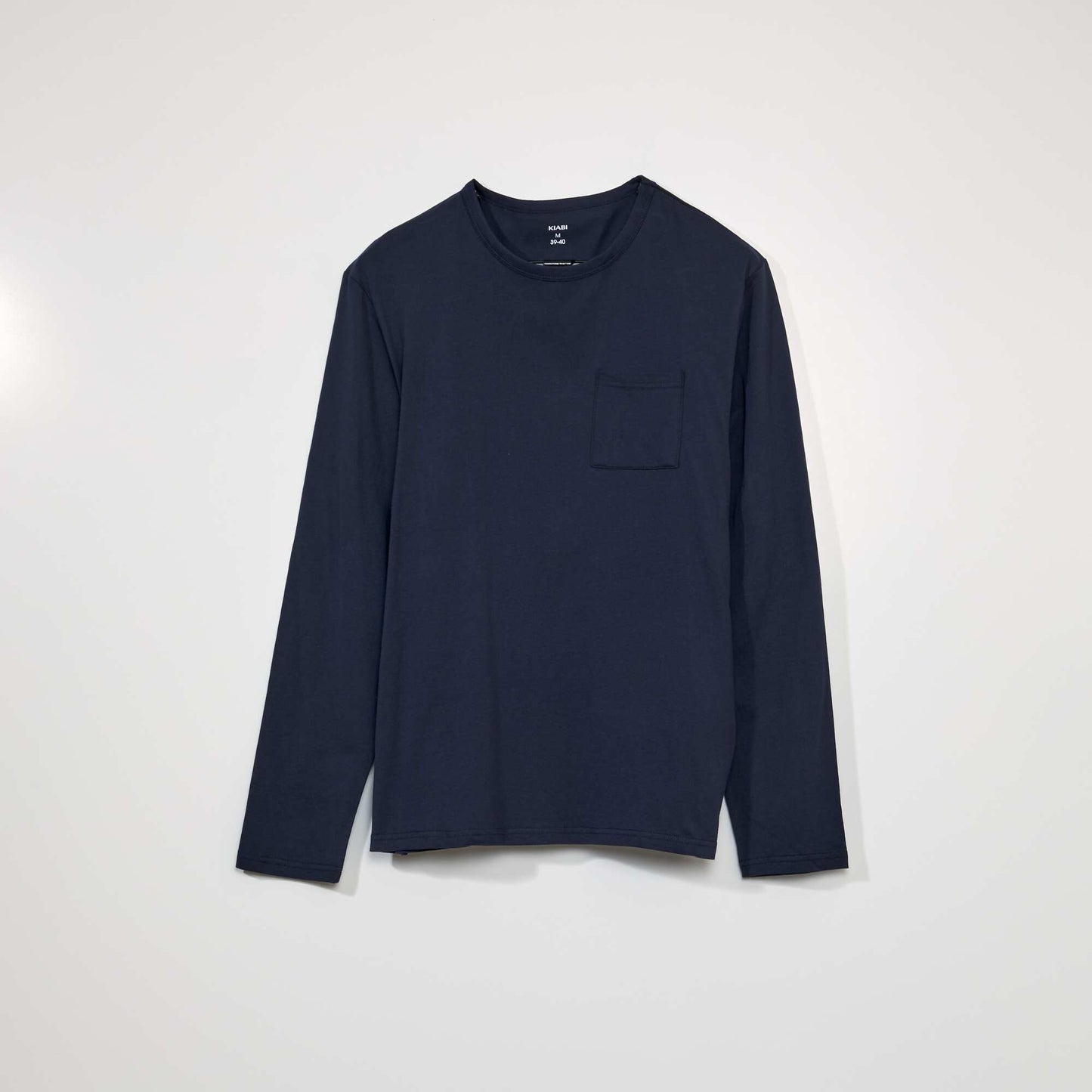 Jersey and fleece pyjamas - 2-piece set navy