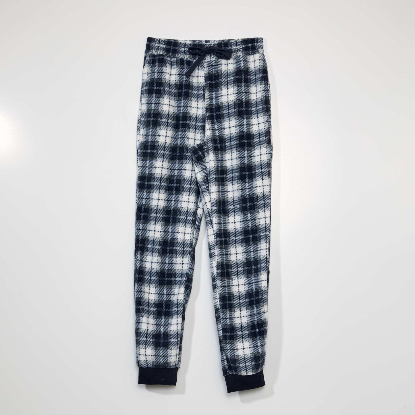 Jersey and fleece pyjamas - 2-piece set navy