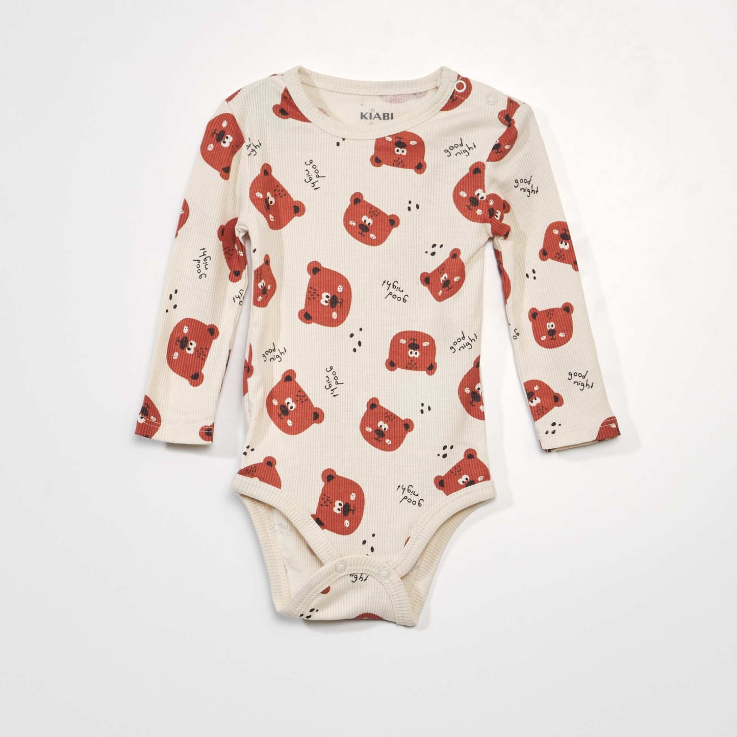 Pack of 2 ribbed knit bodysuits AO BEAR