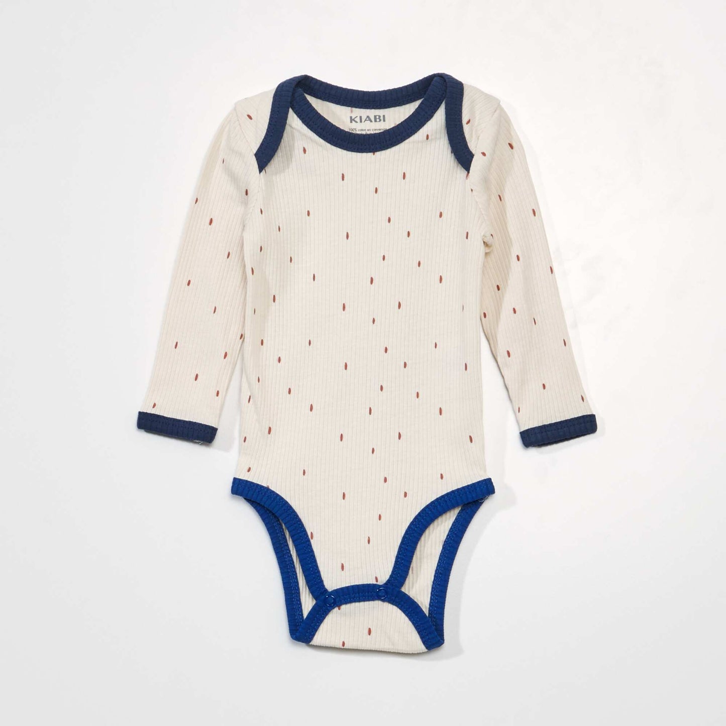 Pack of 2 ribbed knit bodysuits BEAR