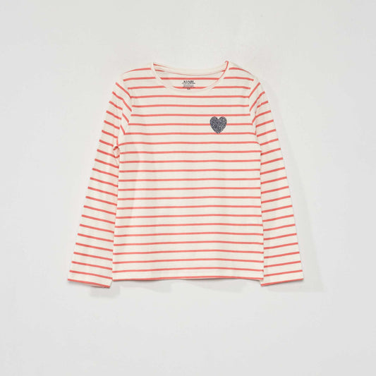 Striped T-shirt PINK