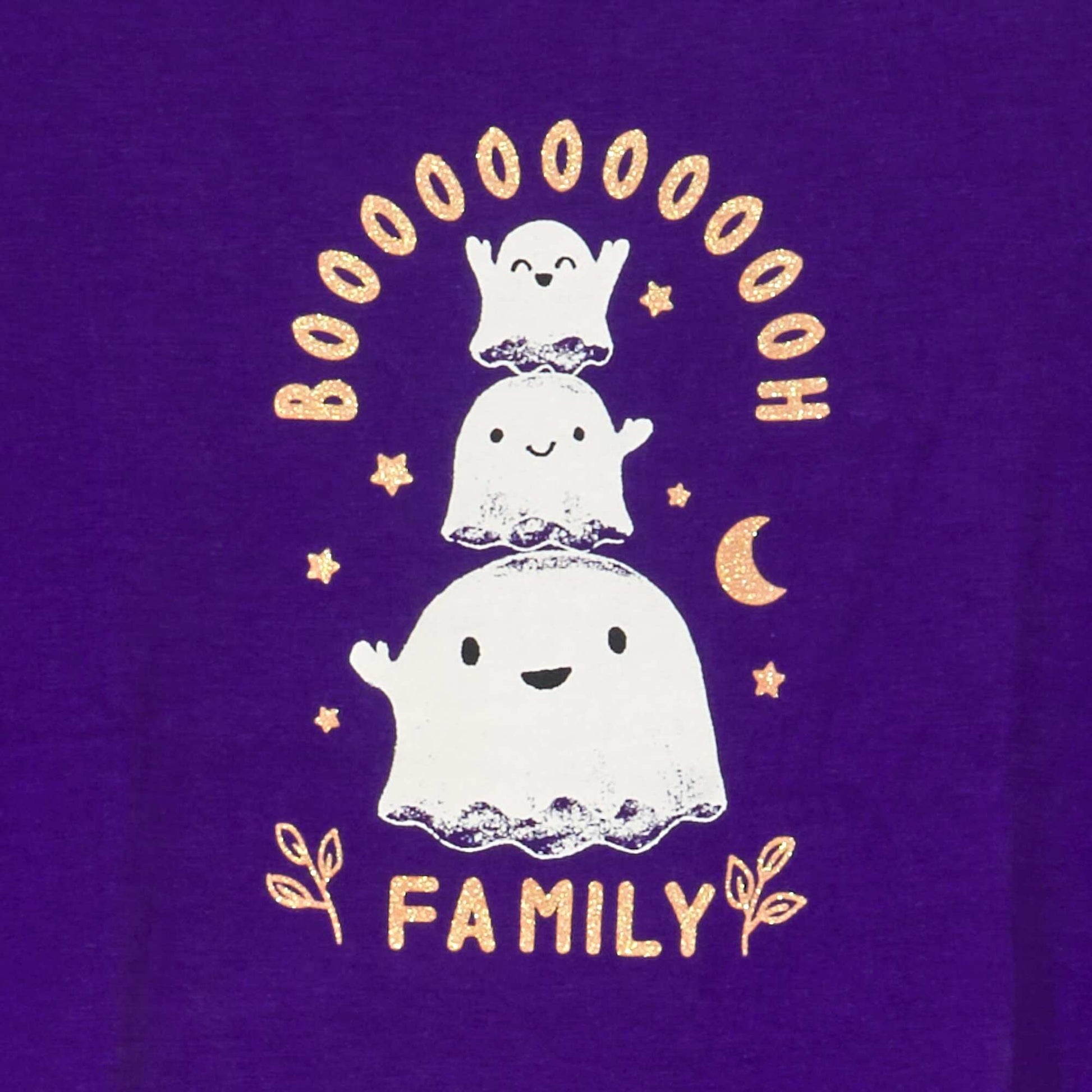 تي شيرت مطبوع مع إدراج من التول - Halloween W_PINKFANT
