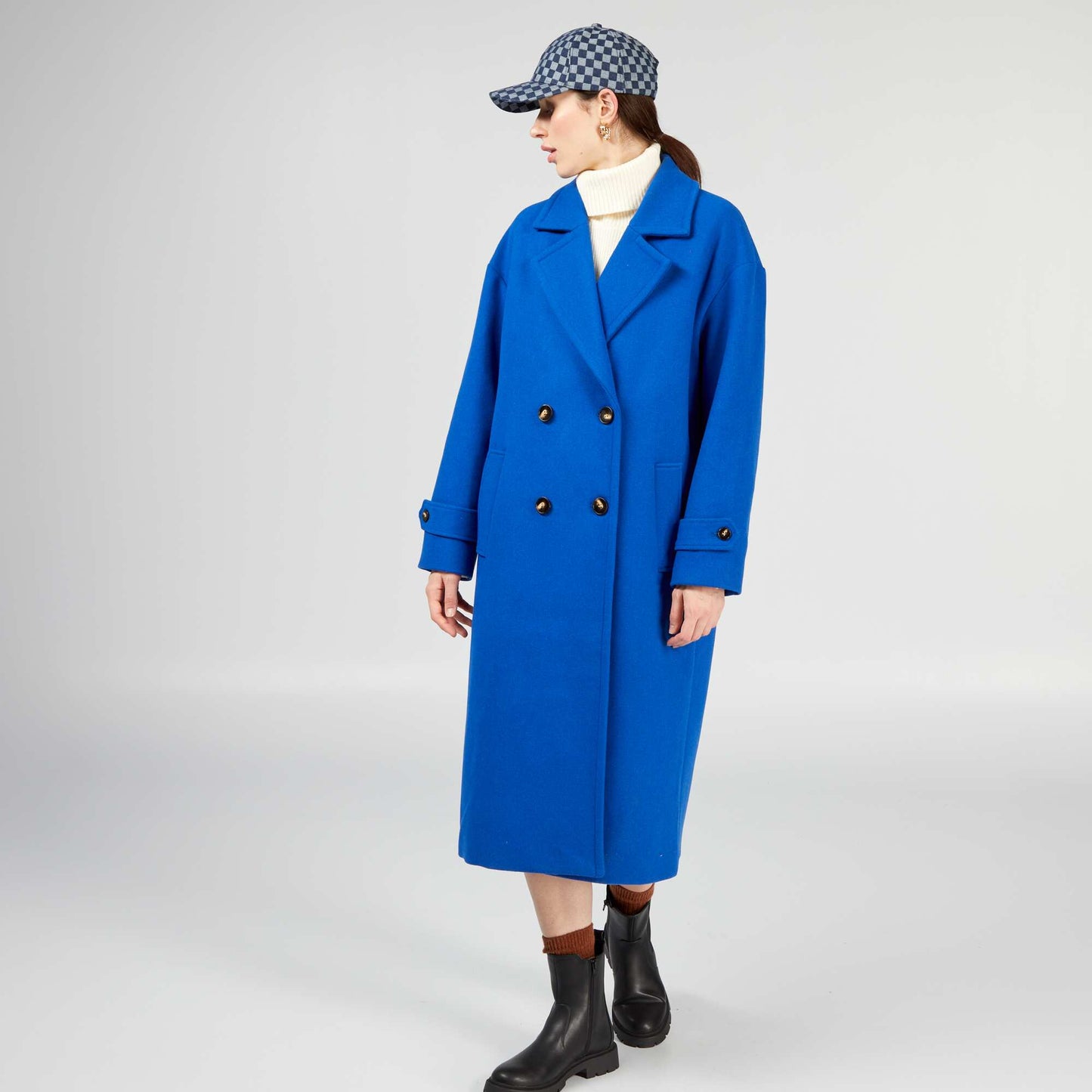 Long coat BLUE ELEC