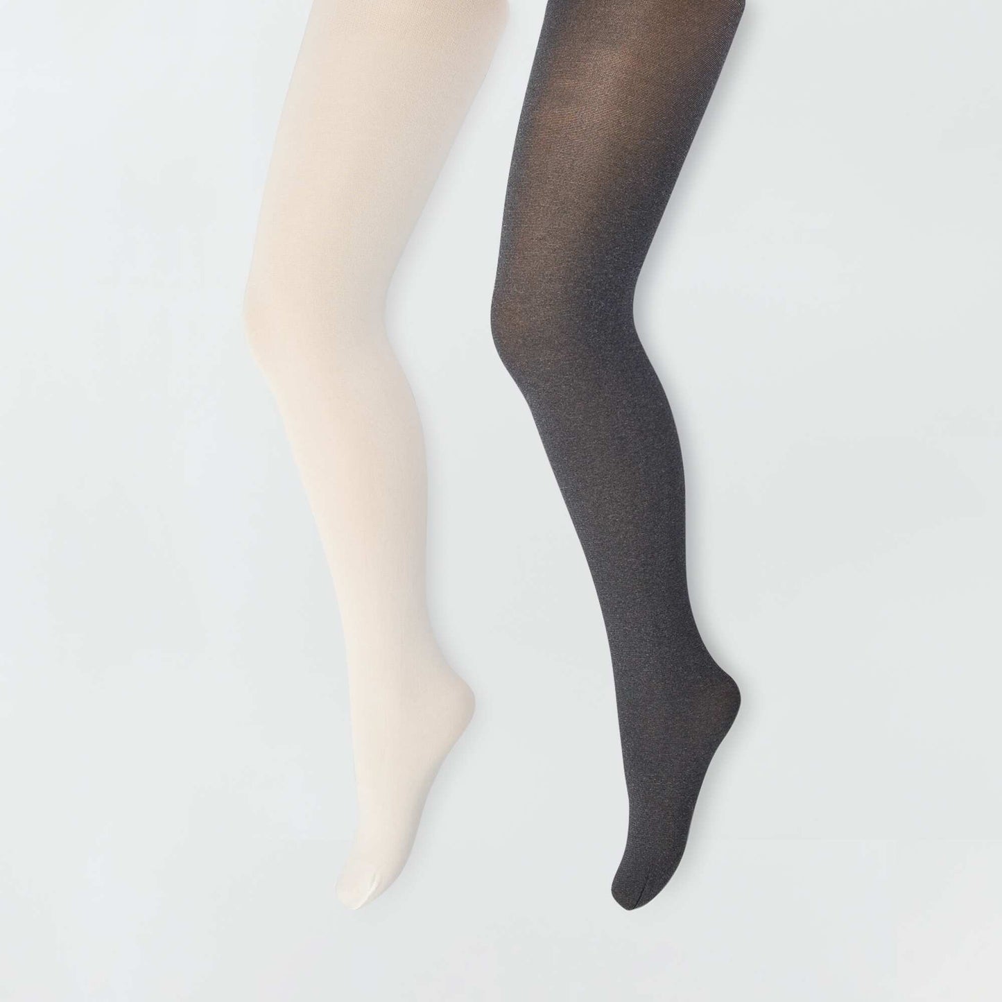 Pack of 2 pairs of tights GREY