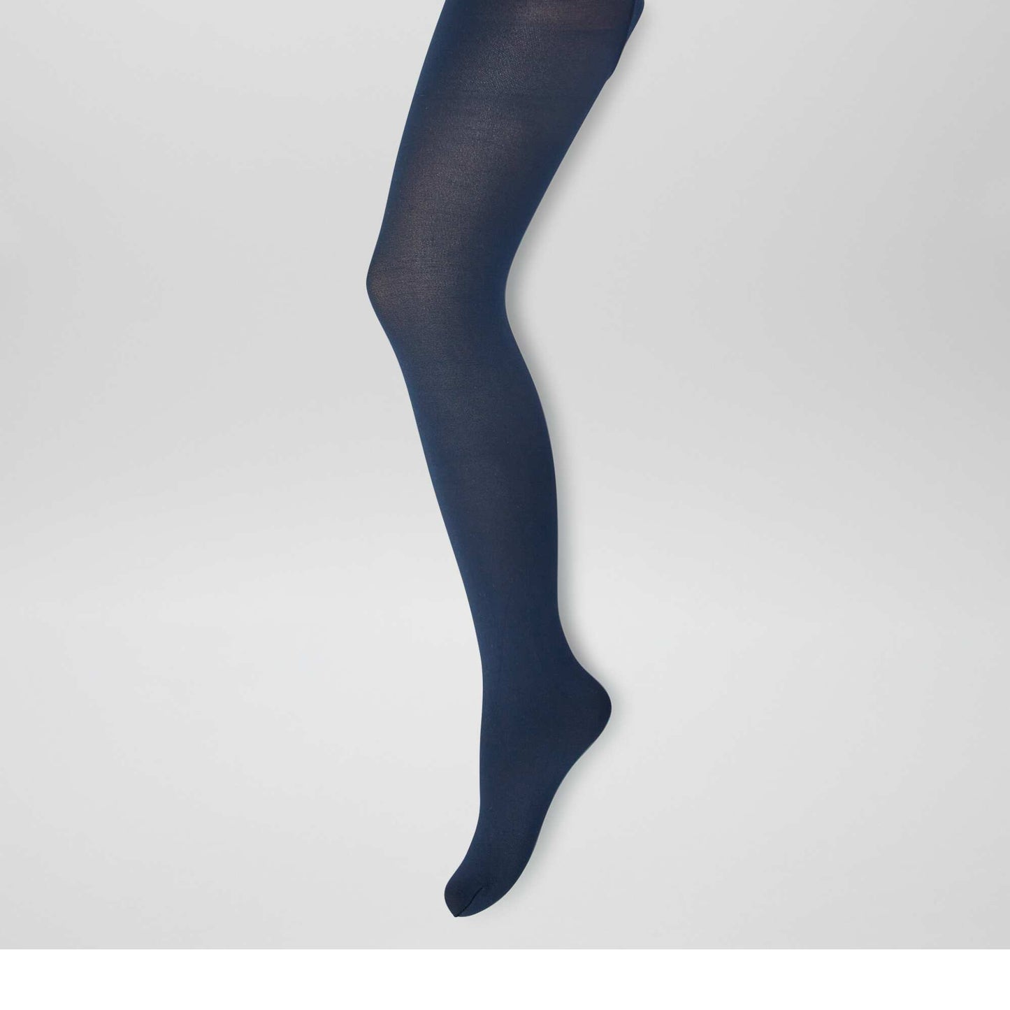 Pack of 2 pairs of opaque tights navy