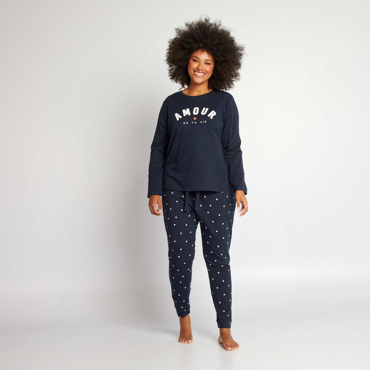 Long pyjama set - 2-piece set NAVY DREAM