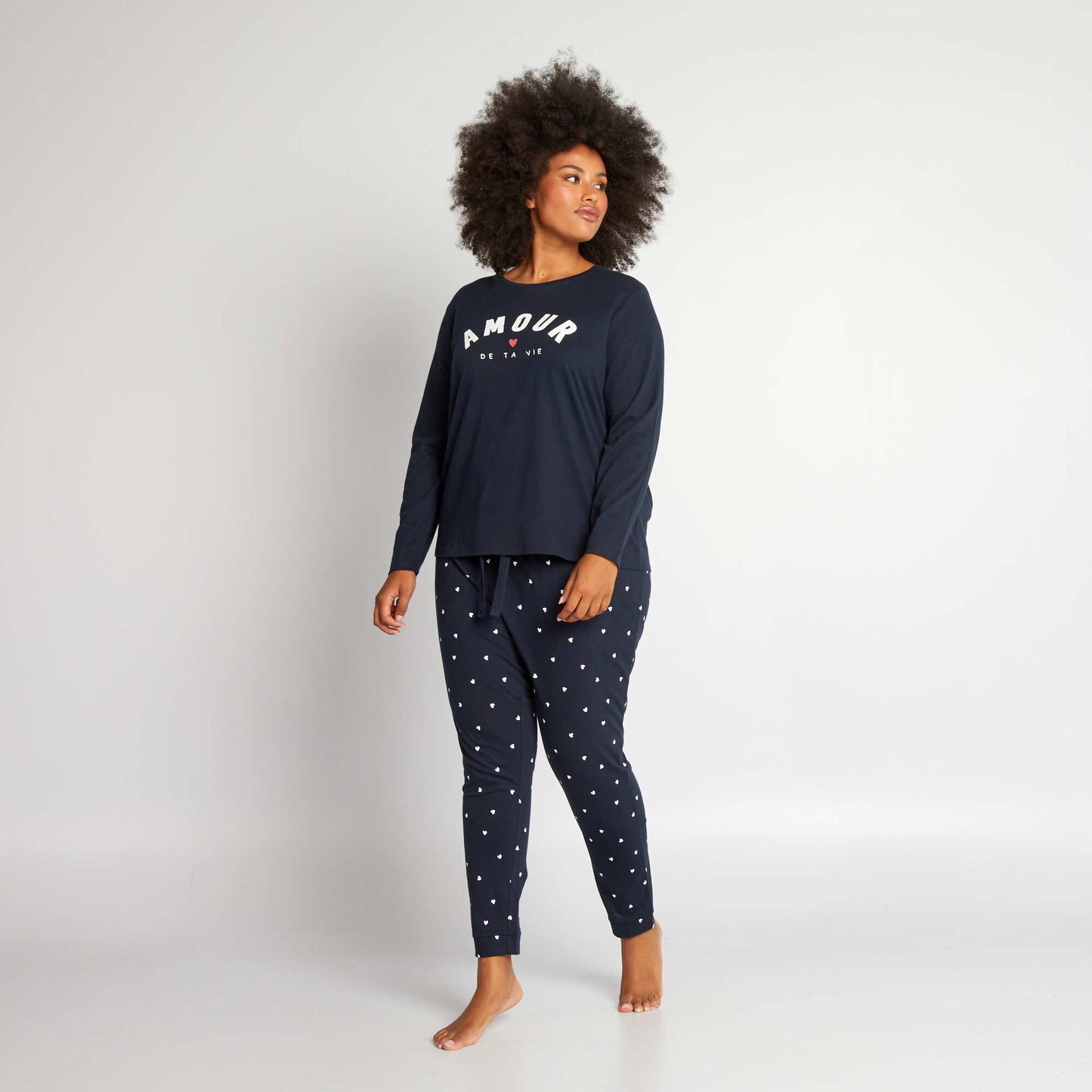 Long pyjama set - 2-piece set NAVY DREAM