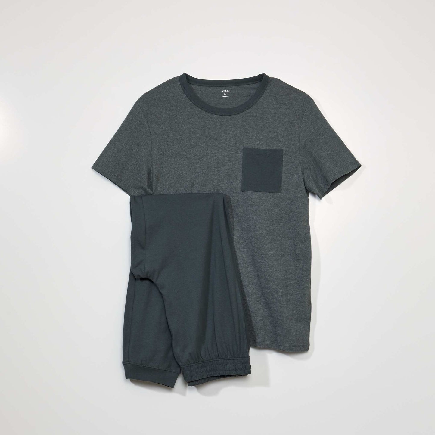 Short jersey pyjamas - 2-piece set GREEN_URBAN