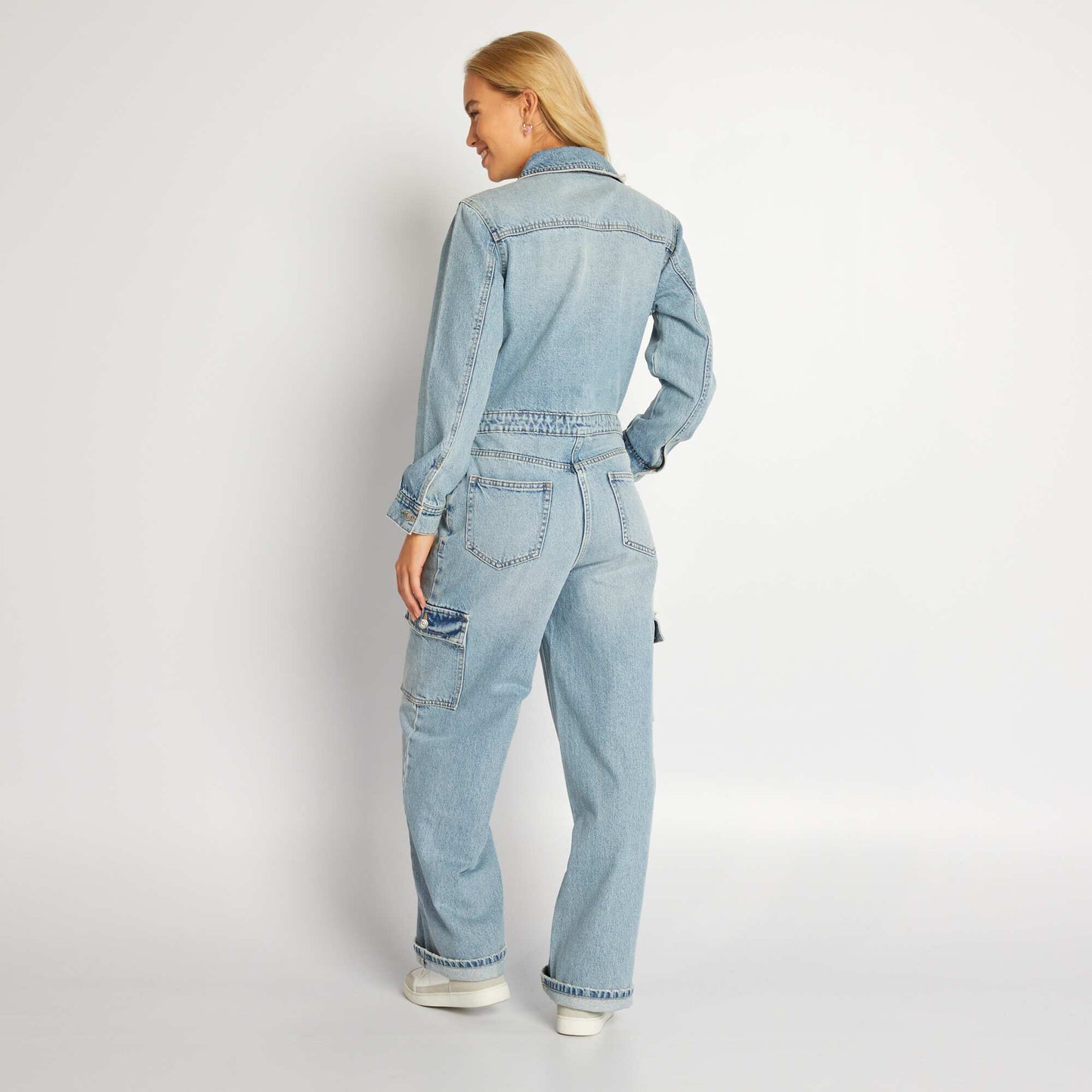 Denim jumpsuit DOUBLE_STO