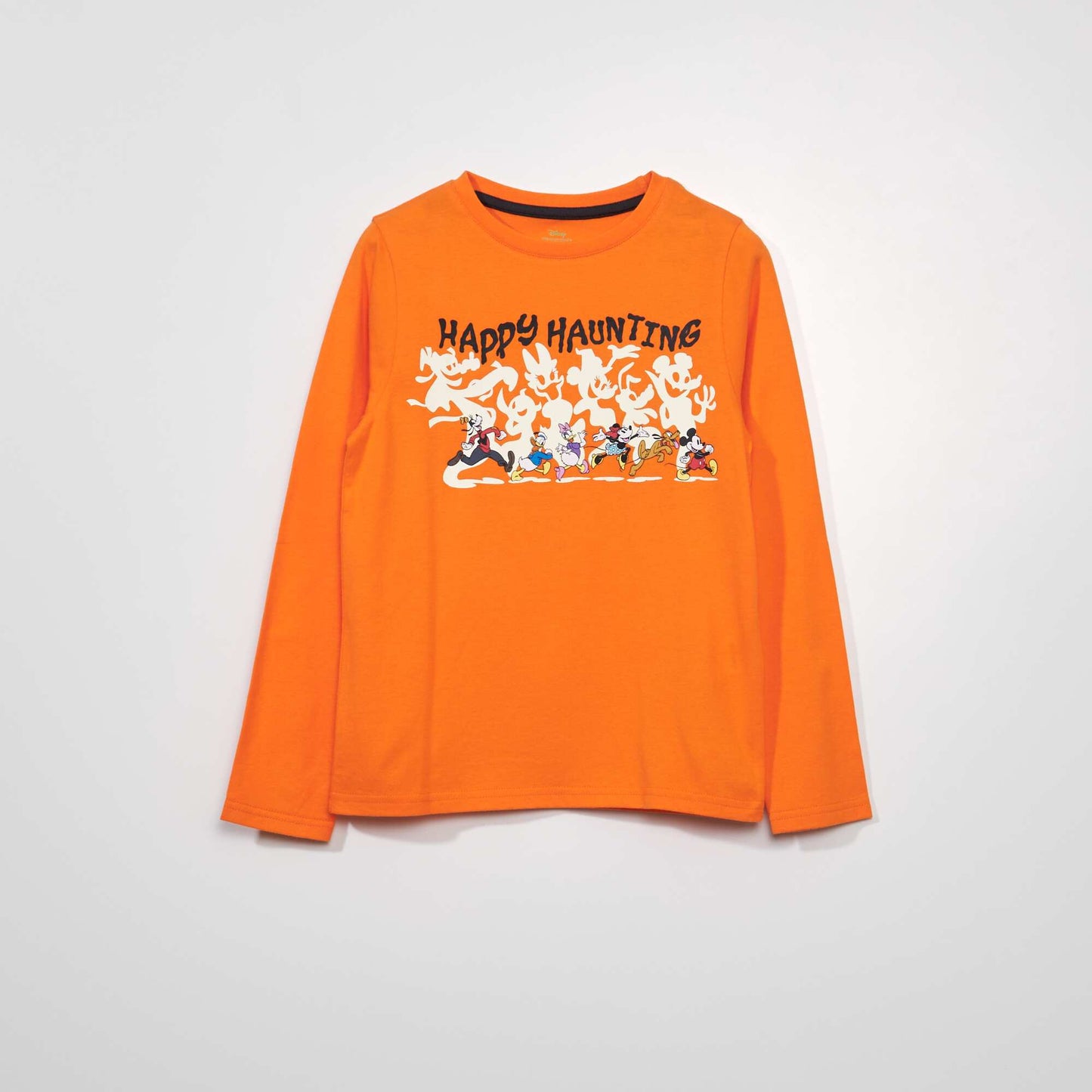 Disney long-sleeved T-shirt - Halloween ORANGE