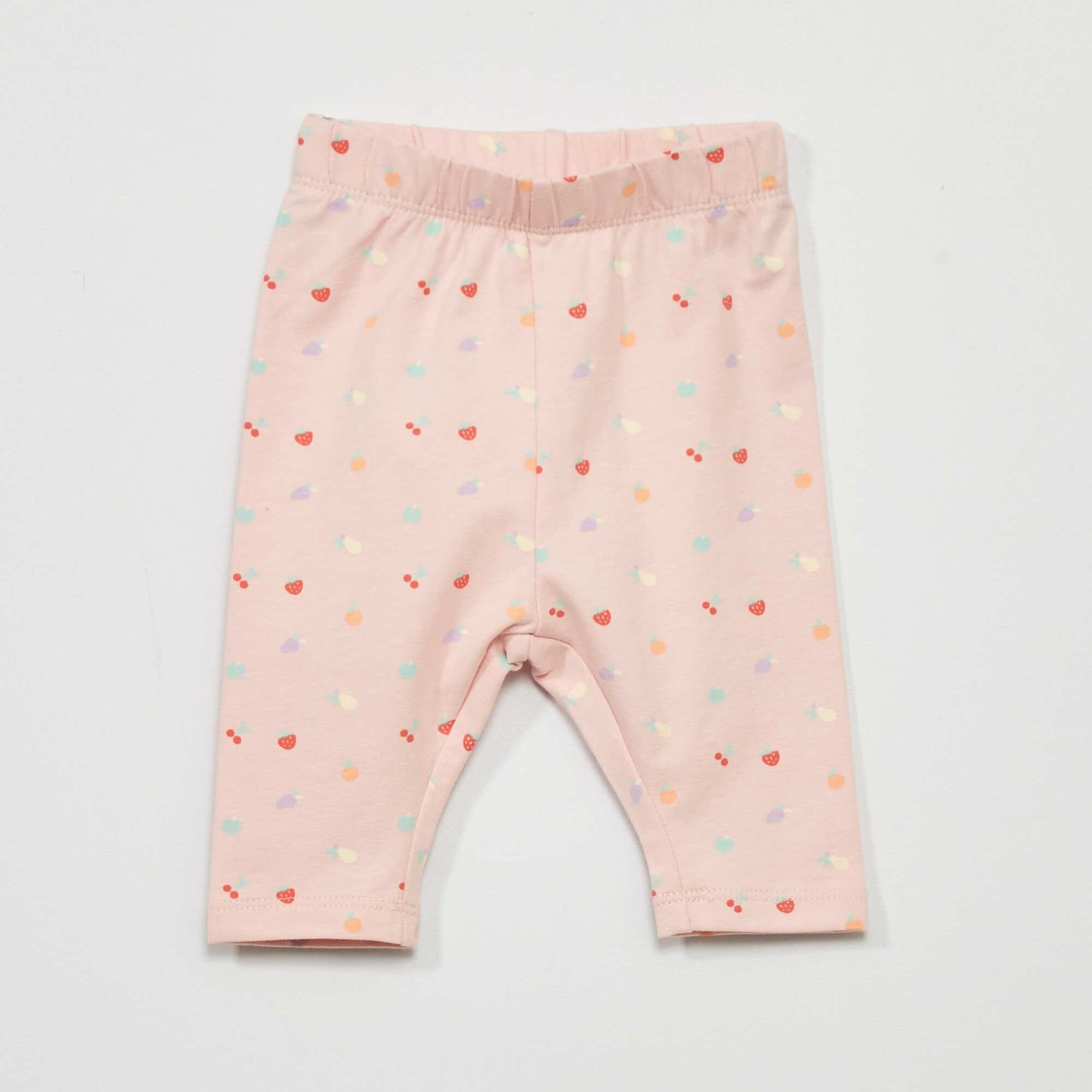 Pack of 2 cropped jersey leggings PINK