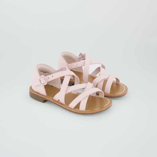 Strappy sandals HO_PINK