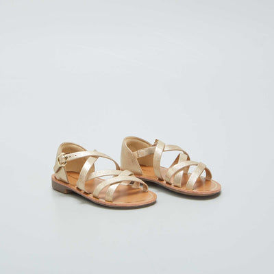 Strappy sandals YELLOW