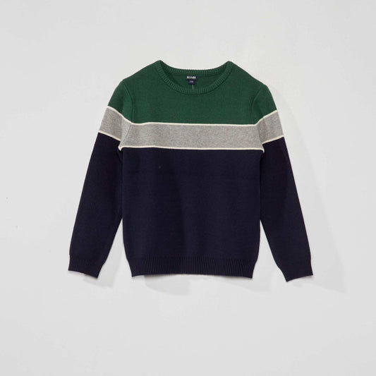 Jersey knit jumper GREEN