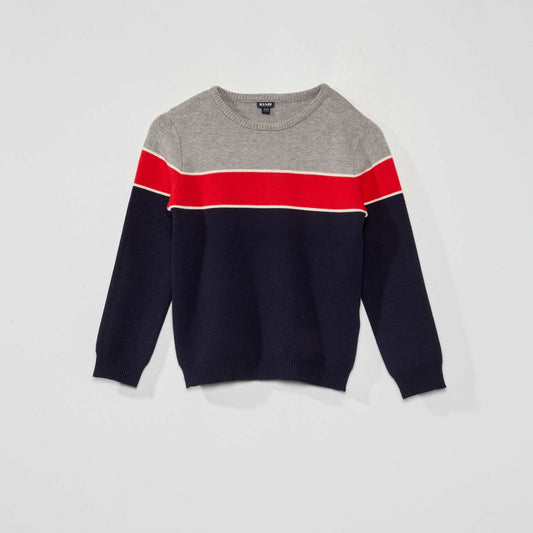 Jersey knit jumper RED