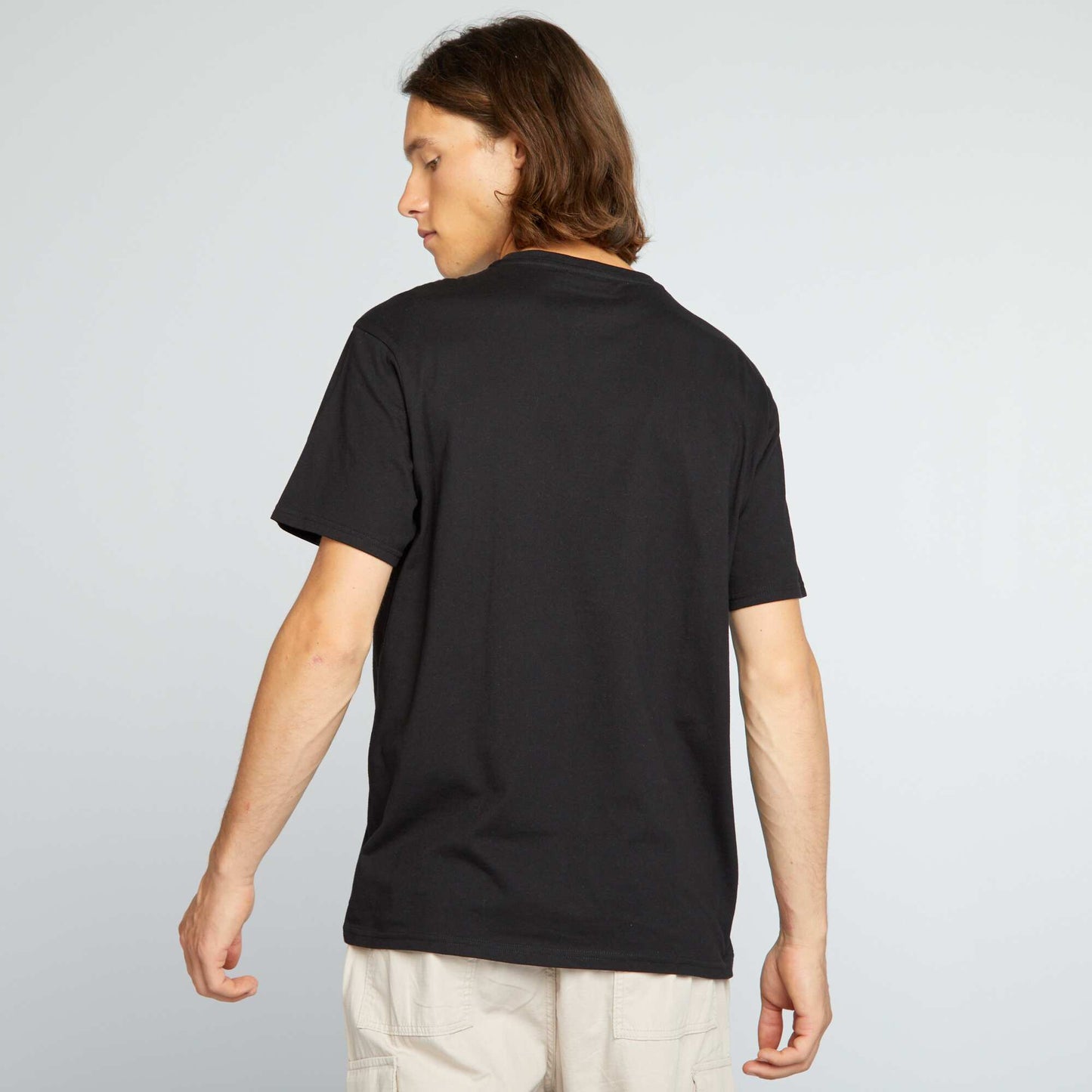 Round-neck Blue Lock T-shirt BLACK