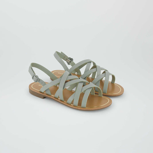 Strappy sandals HO_GREEN