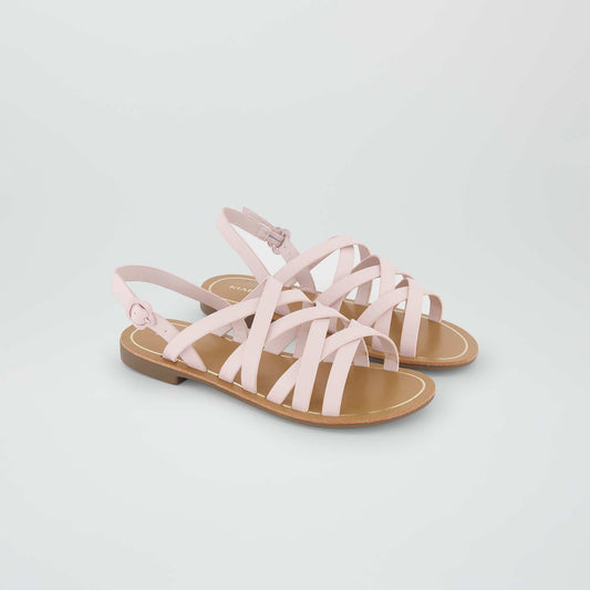 Strappy sandals HO_PINK