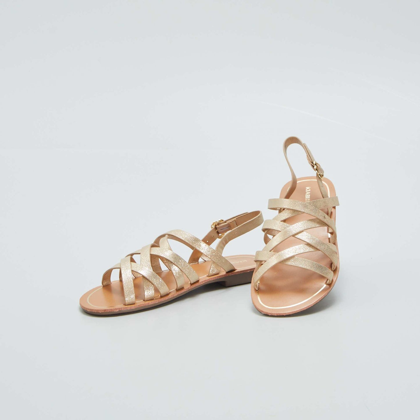 Strappy sandals YELLOW