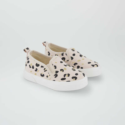 Printed slip-on trainers HO_BEIGE