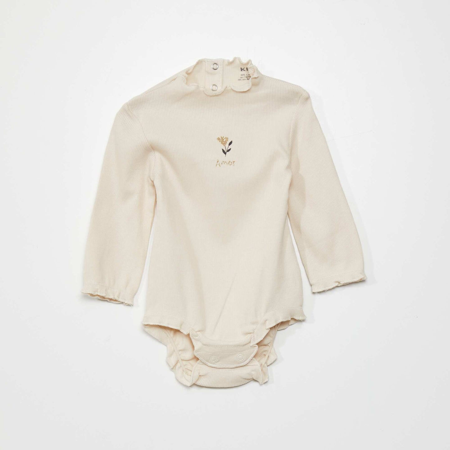 Pure cotton bodysuits FLOW GRAY