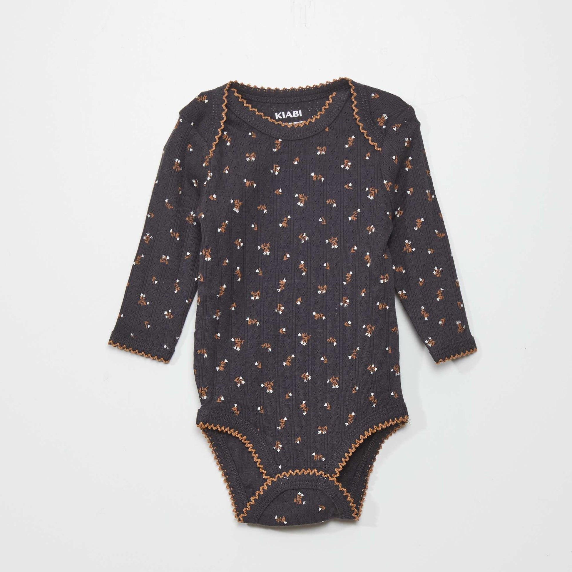 Pure cotton bodysuits FLOW GRAY