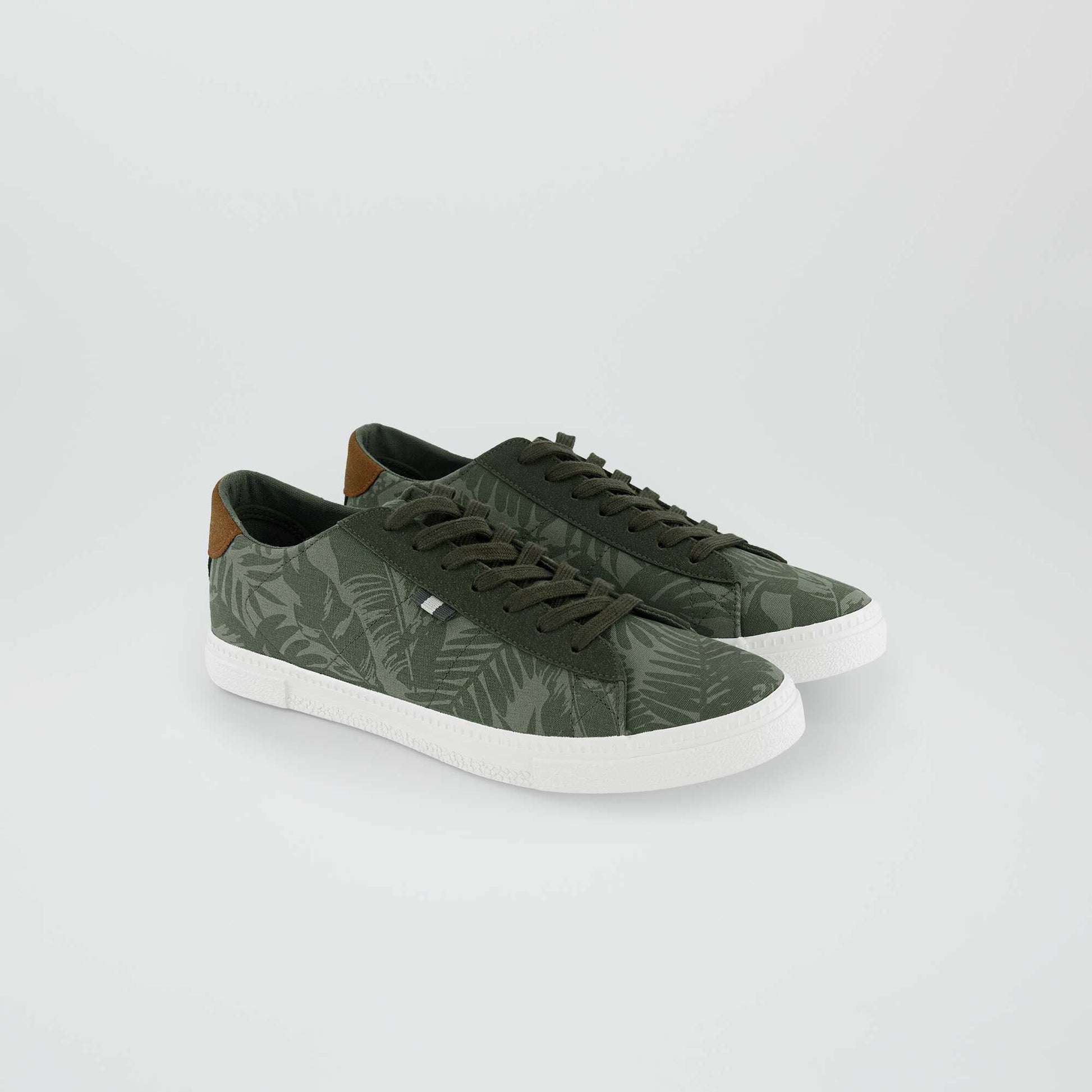 Smart canvas trainers HO_KHAKI