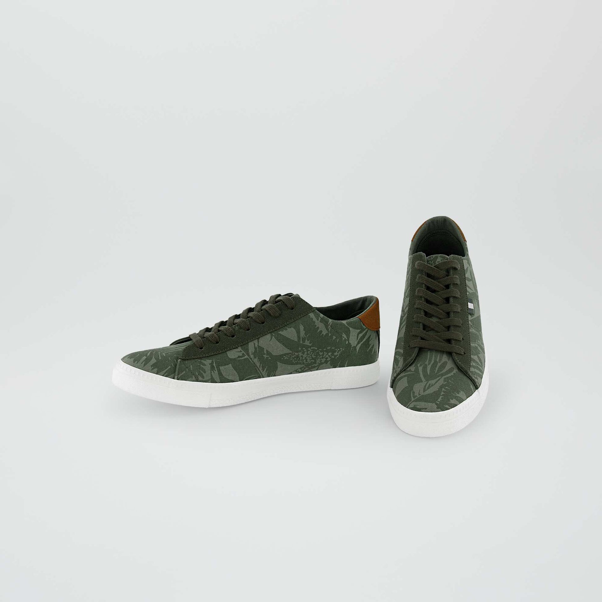 Smart canvas trainers HO_KHAKI