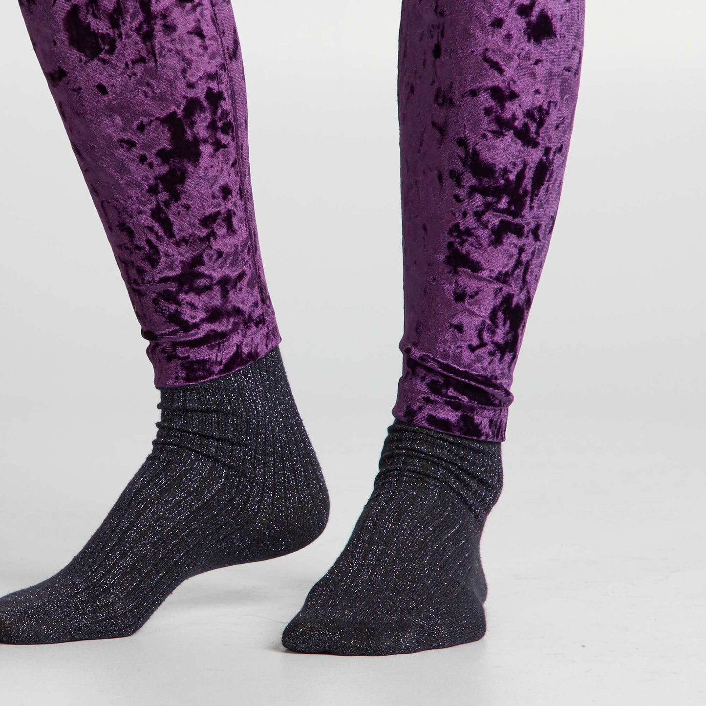 Velour leggings PURPLE_