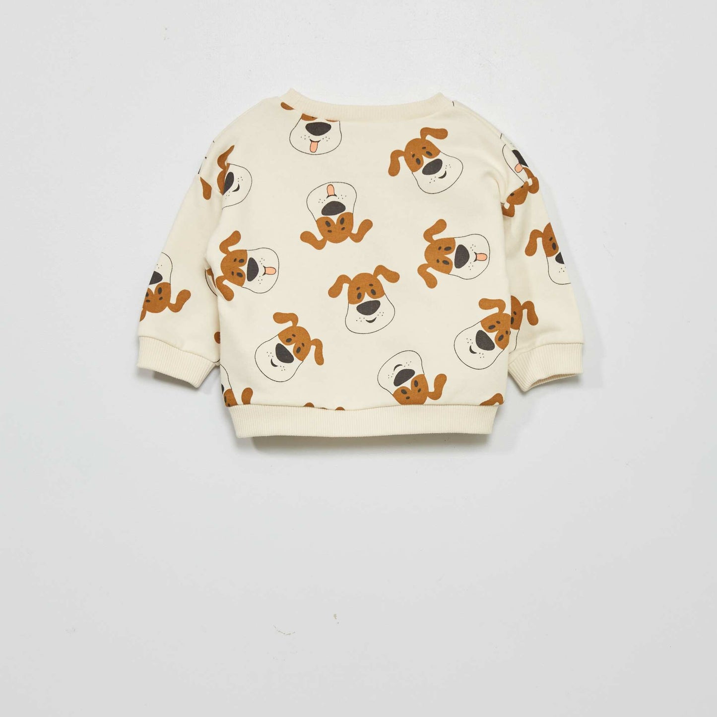 Dog sweatshirt fabric sweater WHITE