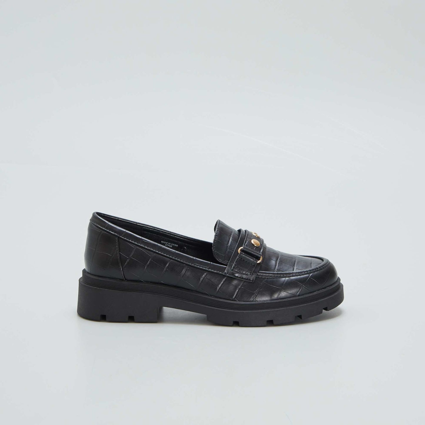 Platform loafers BLACK