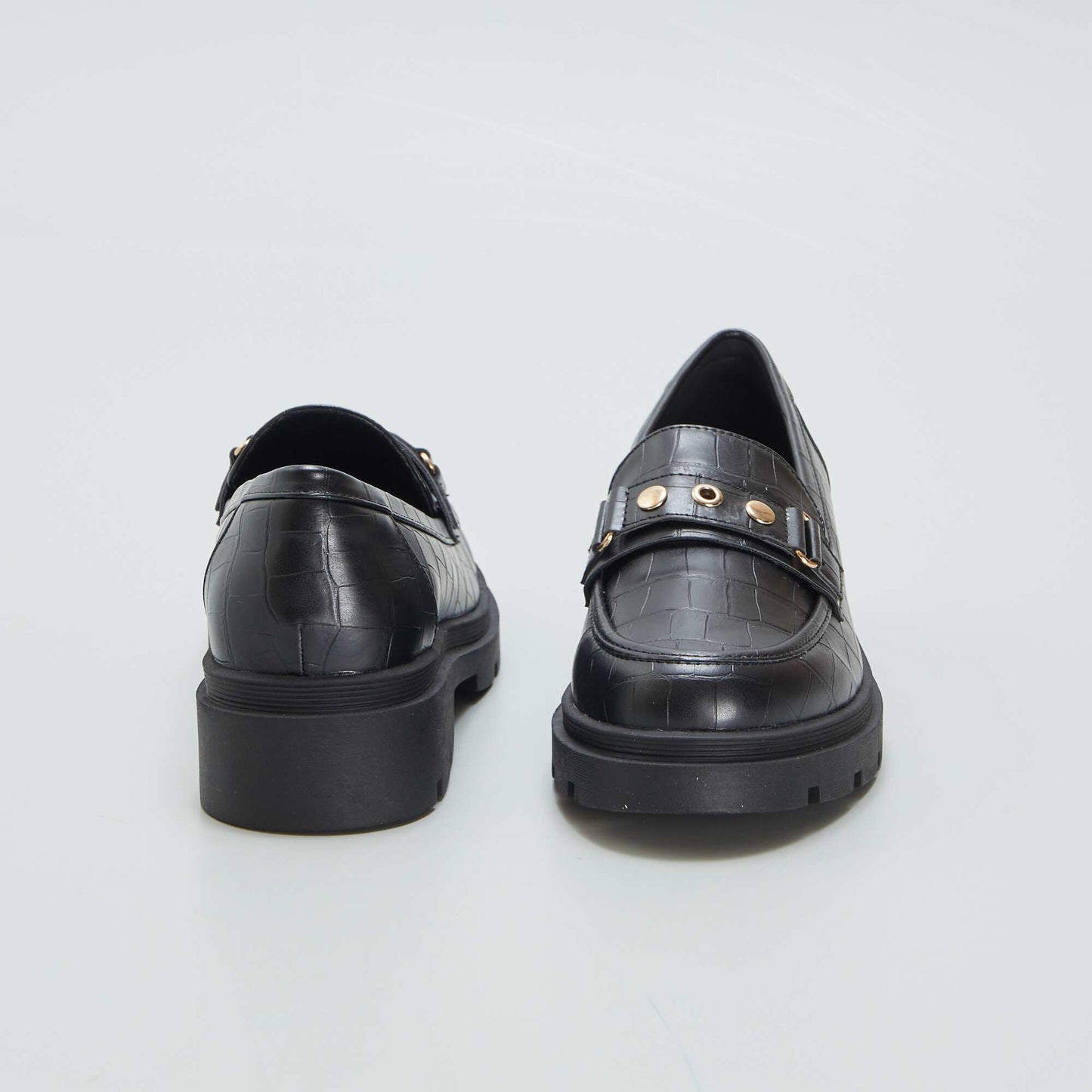 Platform loafers BLACK