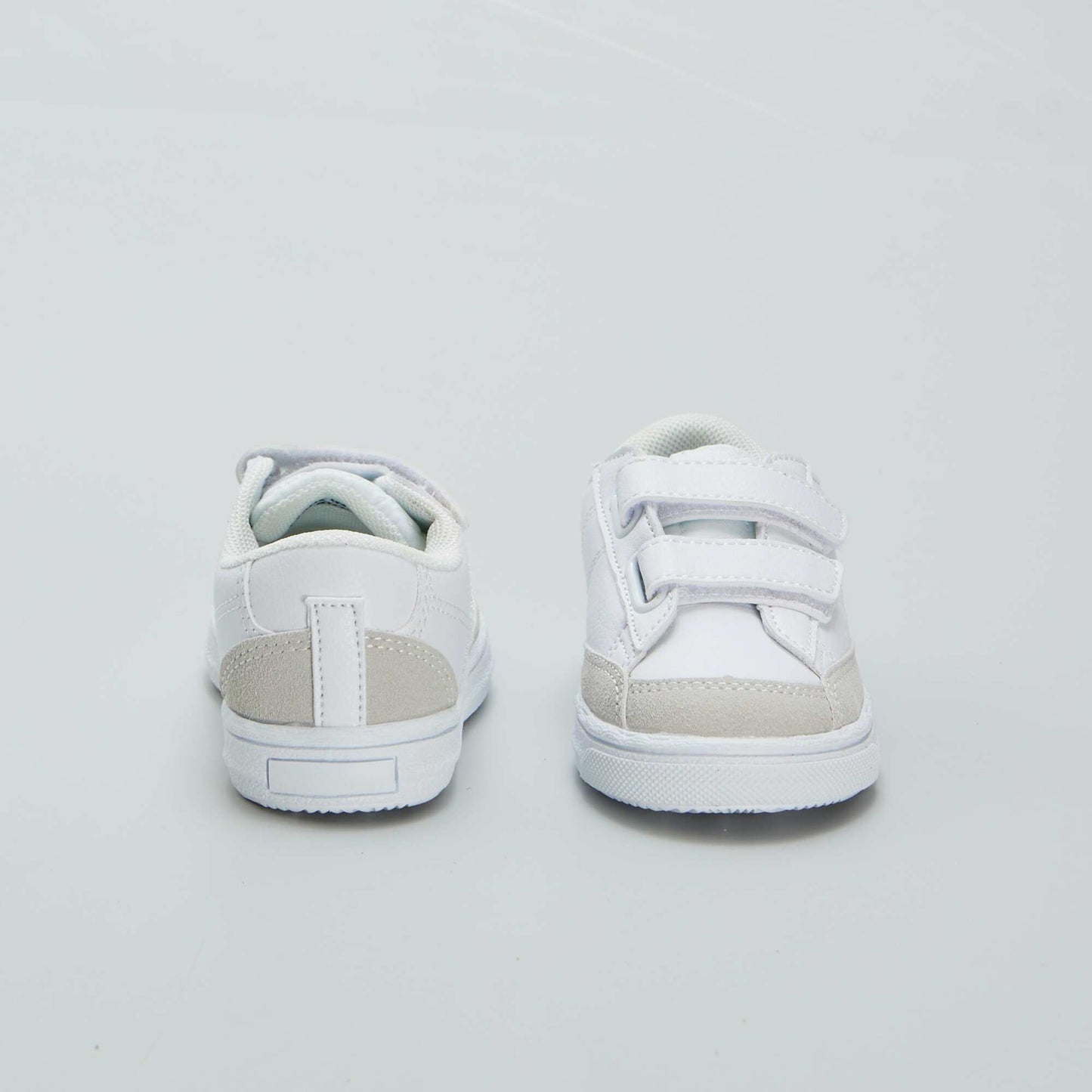 Low-top hook and loop trainers HO_WHITE