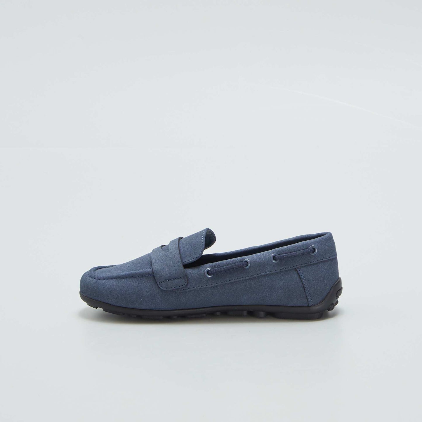 Suedette loafers BLUE