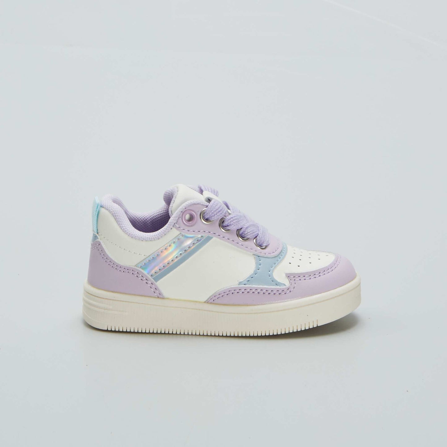 Contrast low-top trainers HO_LILAC