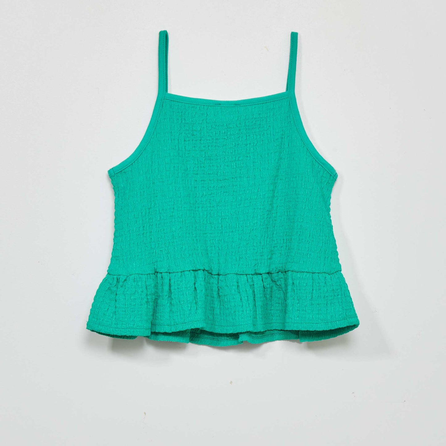 Plain vest top Green