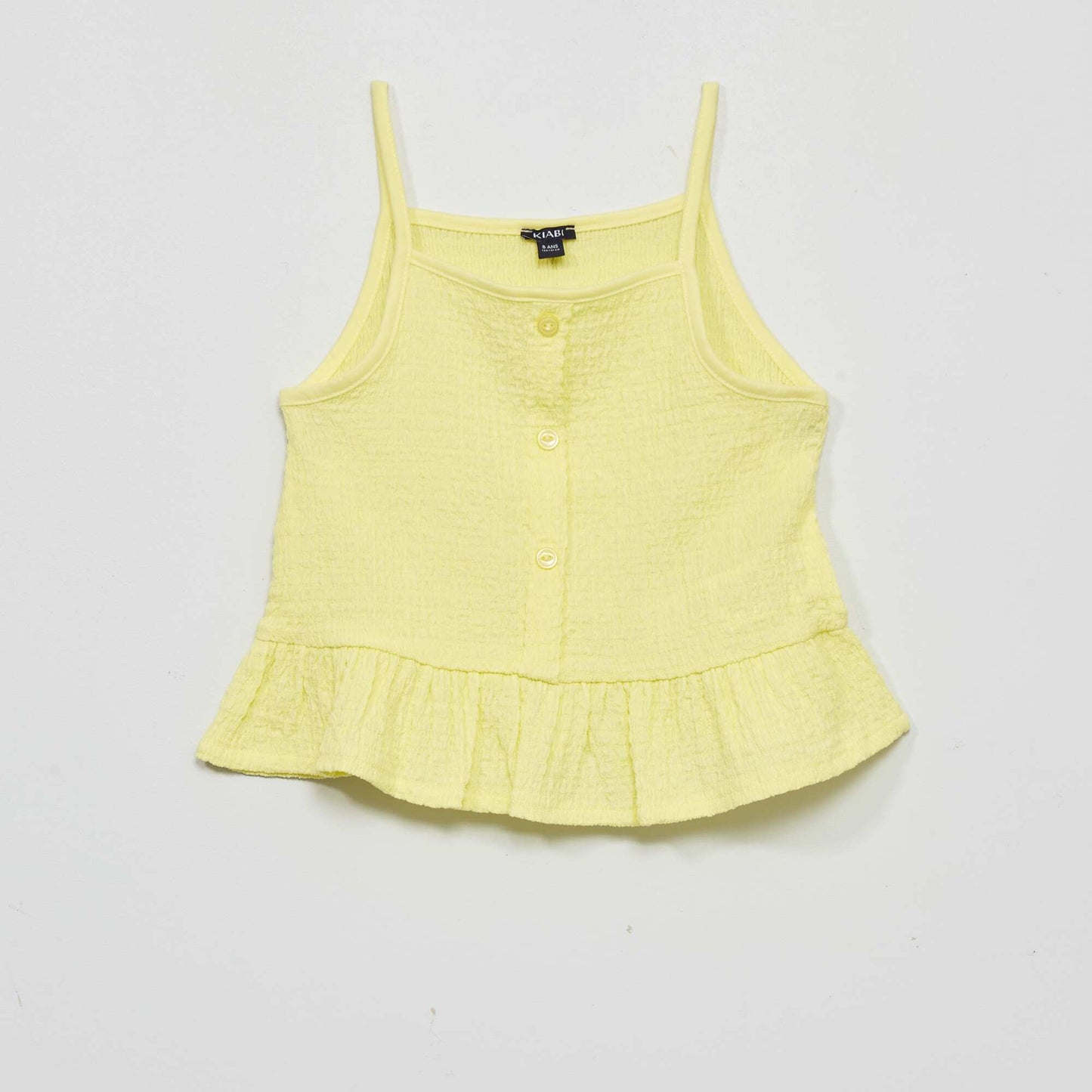 Plain vest top YELLOW