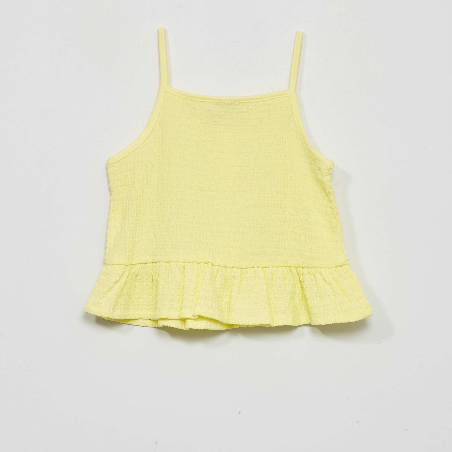 Plain vest top YELLOW