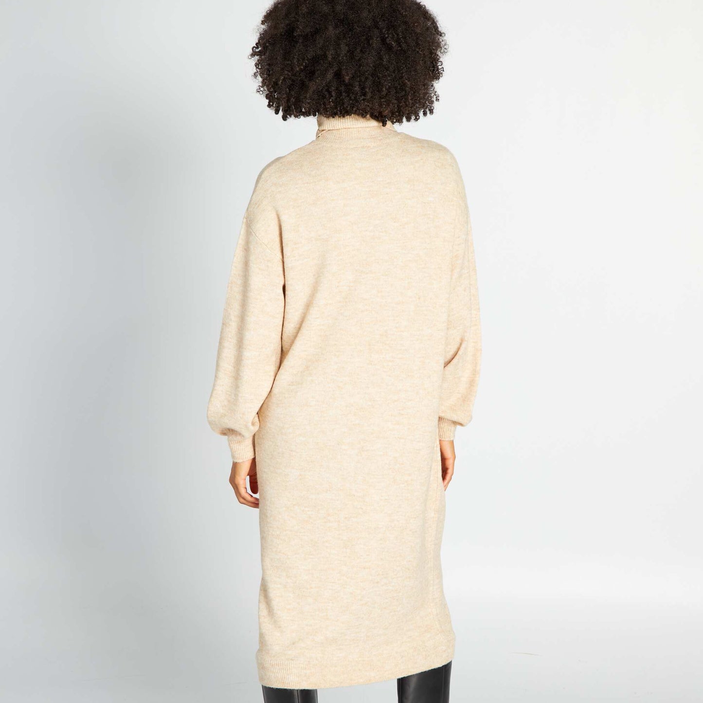 High-neck jumper dress BEIGASSAMP