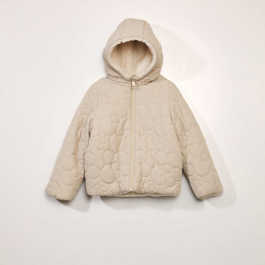 Quilted reversible jacket BEIGE