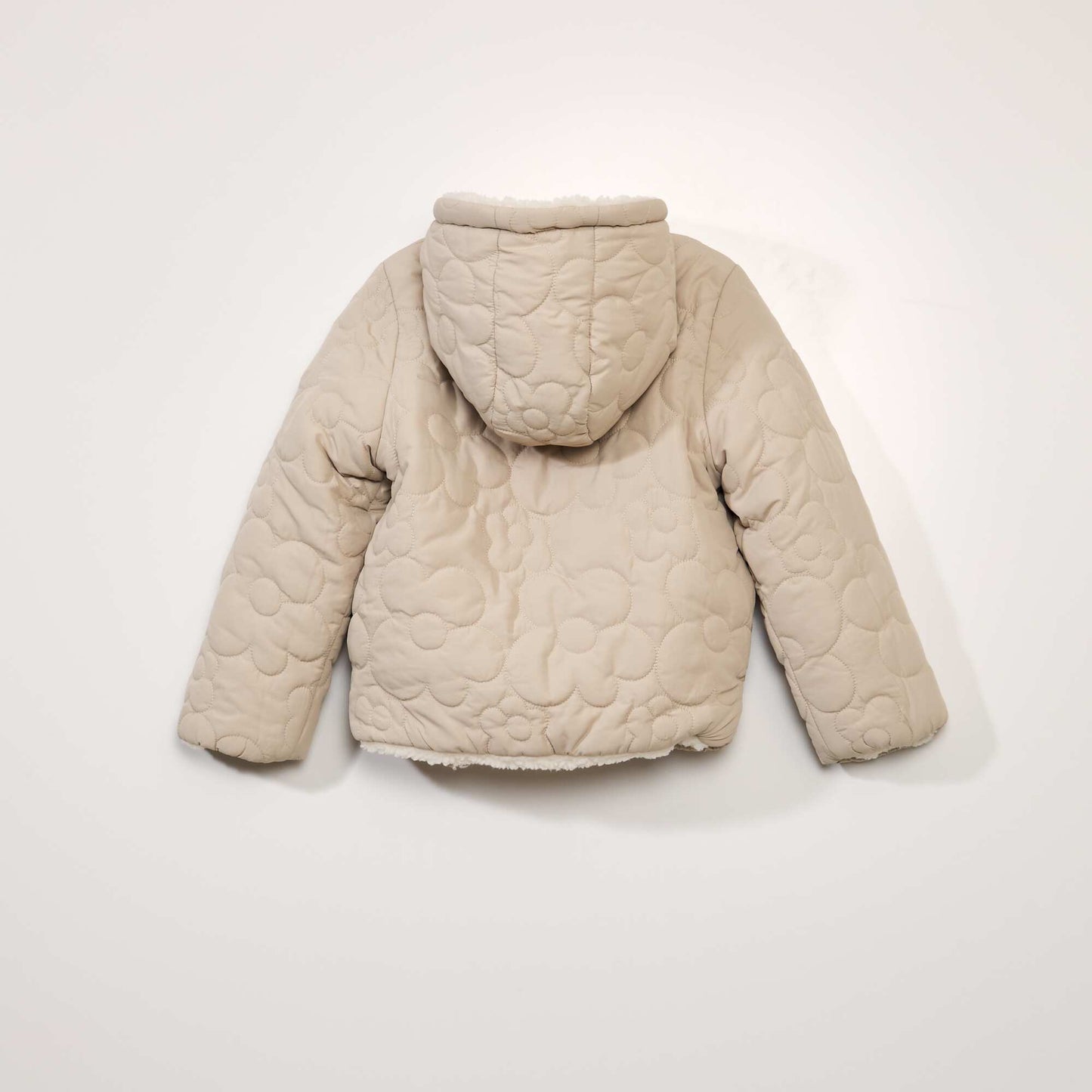 Quilted reversible jacket BEIGE