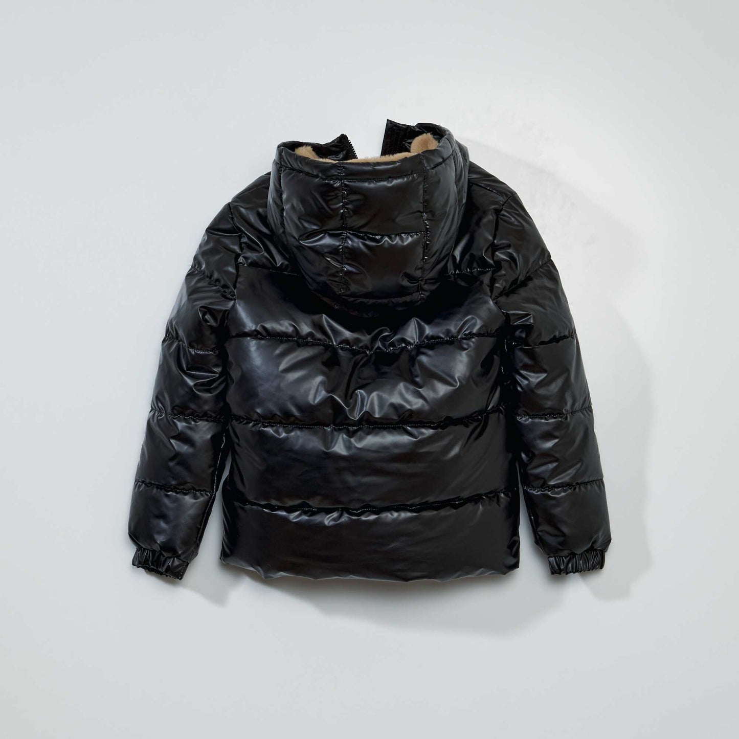 Padded jacket with fleece lining BLACK COMBO