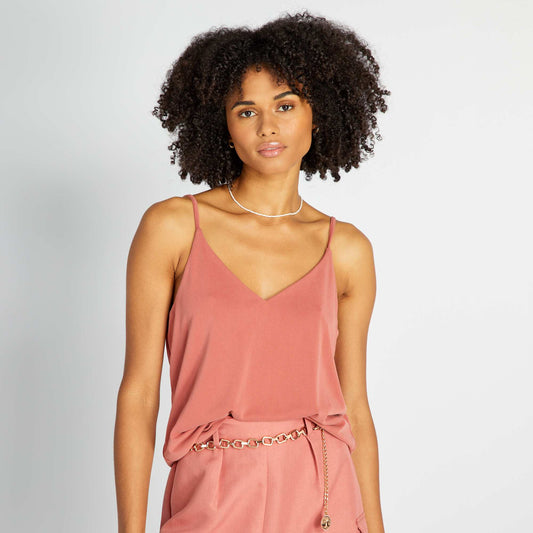 Spaghetti strap top PINK ACE