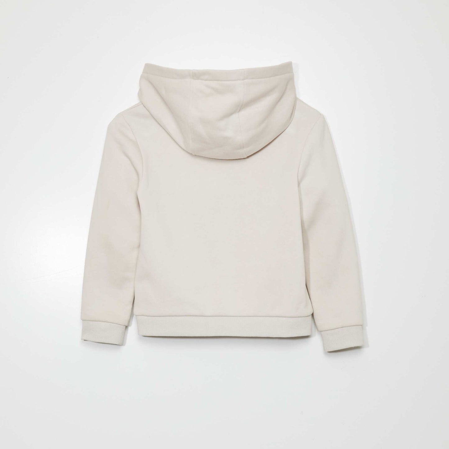 Sweatshirt fabric hoodie WHITE