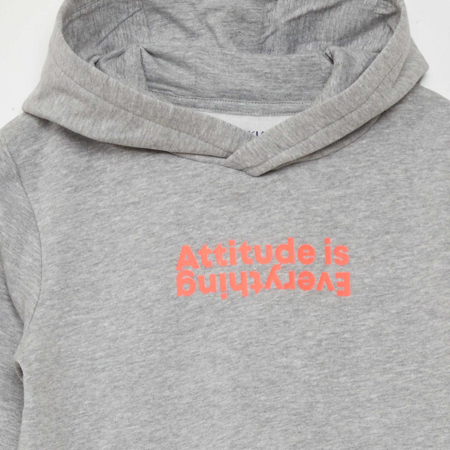 Sweatshirt fabric hoodie GREY