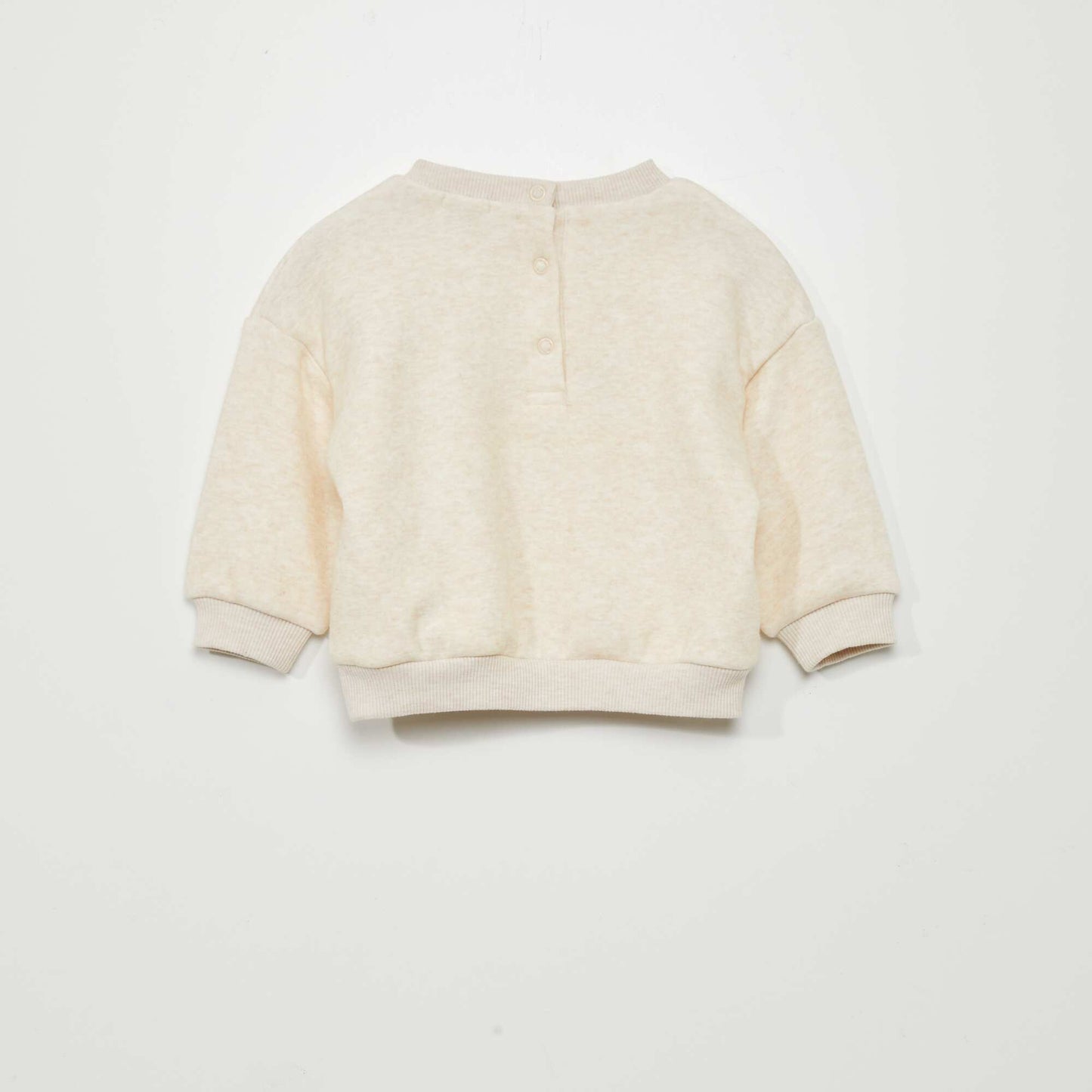 Printed sweatshirt BEIGE